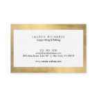 Luxe professionnelle Faux Gold et White