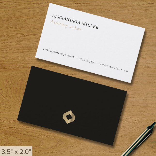 Carte De Visite Luxe Simple (Créateur téléchargé)