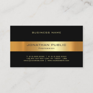 Carte De Visite Luxe simple élégant de charme de lumière