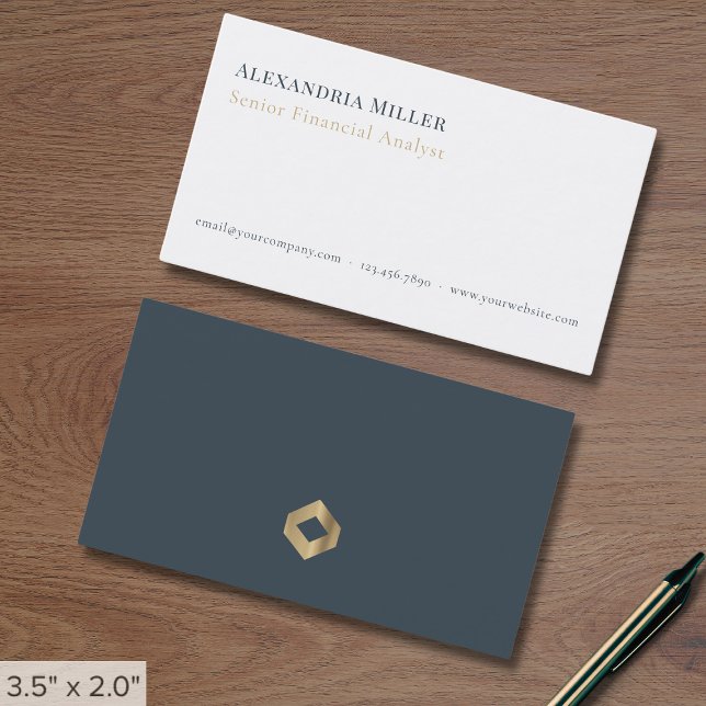 Carte De Visite Luxe Simple Et Élégant (Créateur téléchargé)