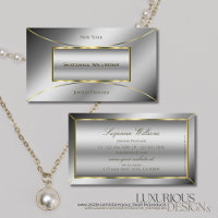 Luxueux Argent avec Lumineuse Décoration Or Style