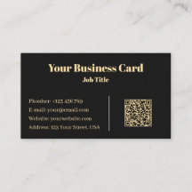 Luxueux Minimaliste Professionnel Noir & Or