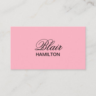Carte De Visite Luxueux rose