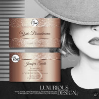 Luxueux Rose Gold Sparkle Parties scintillant Init