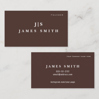 Carte De Visite Luxury Small Business Business Card | Editable