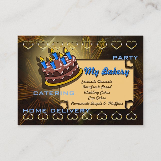 Carte De Visite Ma boulangerie - Business-, Profilecard (Devant)