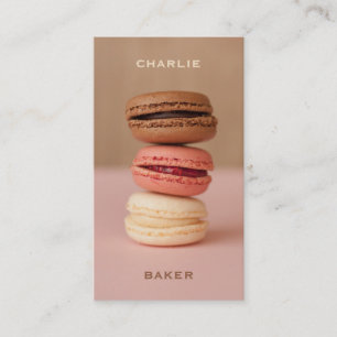Carte De Visite Macarons/cartes de visite faits sur commande chef