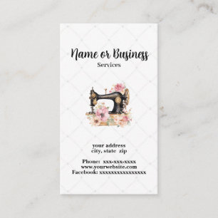Carte De Visite Machine à coudre