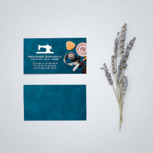 Carte De Visite Machine à coudre Atelier d'artisanat