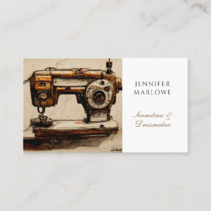 Carte De Visite Machine à coudre pour fabricant de soudure