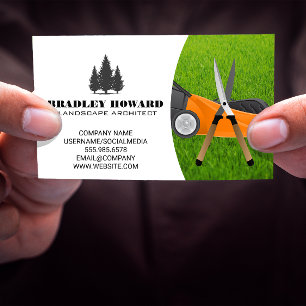 Carte De Visite Machine à gazon Jardins Herbe