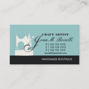 Carte De Visite Machines à coudre à mâcher noir d'époque