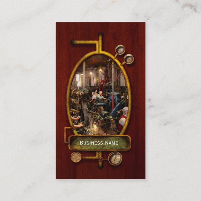 Carte De Visite Machiniste - La classe maître 1920 (Devant)