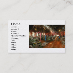 Carte De Visite Machiniste - Pompage pièces 1905