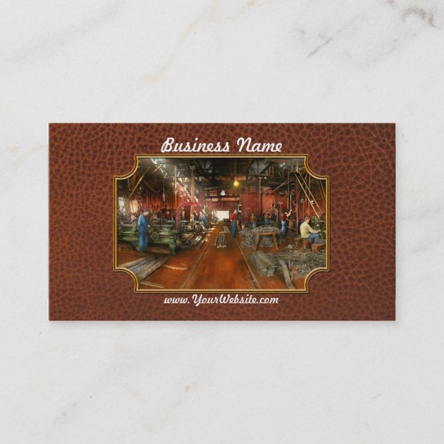 Carte De Visite Machiniste - Pompage pièces 1905 (Devant)