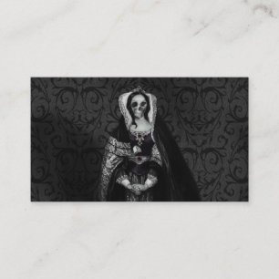 Carte De Visite Madame gothique de crâne