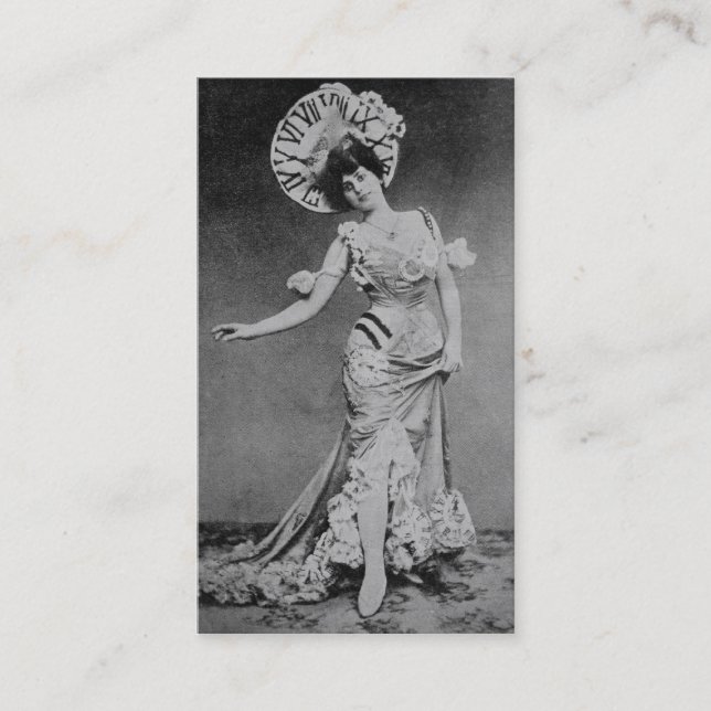 Carte De Visite Madame Time (Devant)