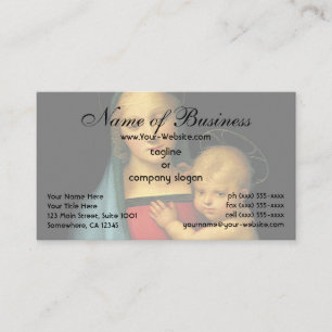 Carte De Visite Madonna And Child, Madonna del Granduca par Raphae