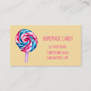Carte De Visite Magasin Candyland Candy