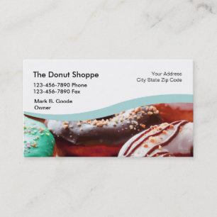 Carte De Visite Magasin de beignet