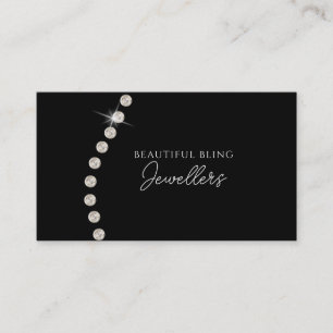 Carte De Visite Magasin de bijoux Diamond Bling