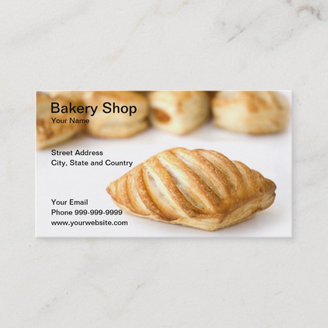 Carte De Visite magasin de boulangerie (Devant)