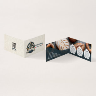 Carte De Visite Magasin de Boulangerie Pâtissier Dessert Gâteau Bo