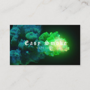 Carte De Visite Magasin de fumée de vapotage Écigarette électroniq