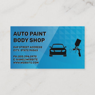 Carte De Visite Magasin de garage automatique   Services de voitur