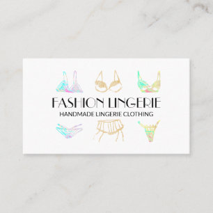 Carte De Visite Magasin de lingerie et sous-vêtements féminins