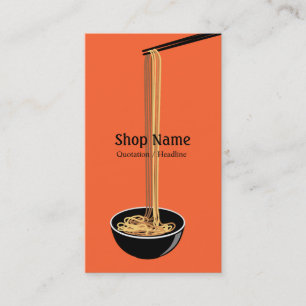 Carte De Visite Magasin de nouille