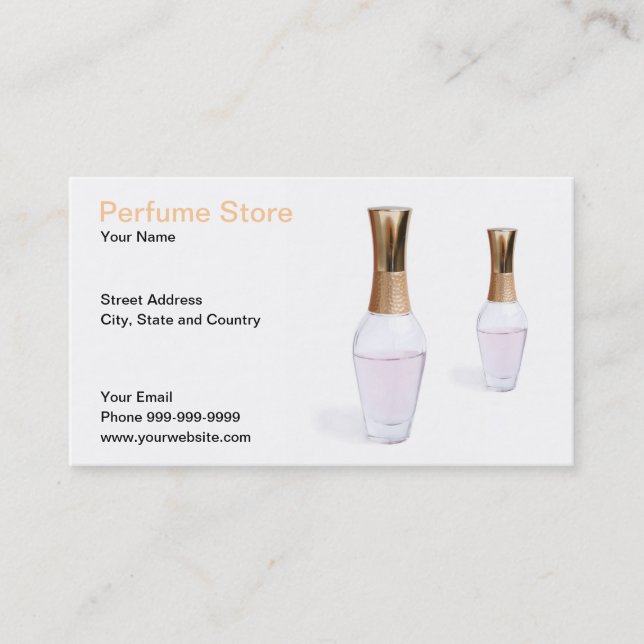 Carte De Visite magasin de parfum (Devant)