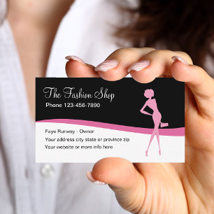 Carte De Visite Magasin de vêtements de mode