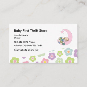 Carte De Visite Magasin d'occasions de bébé
