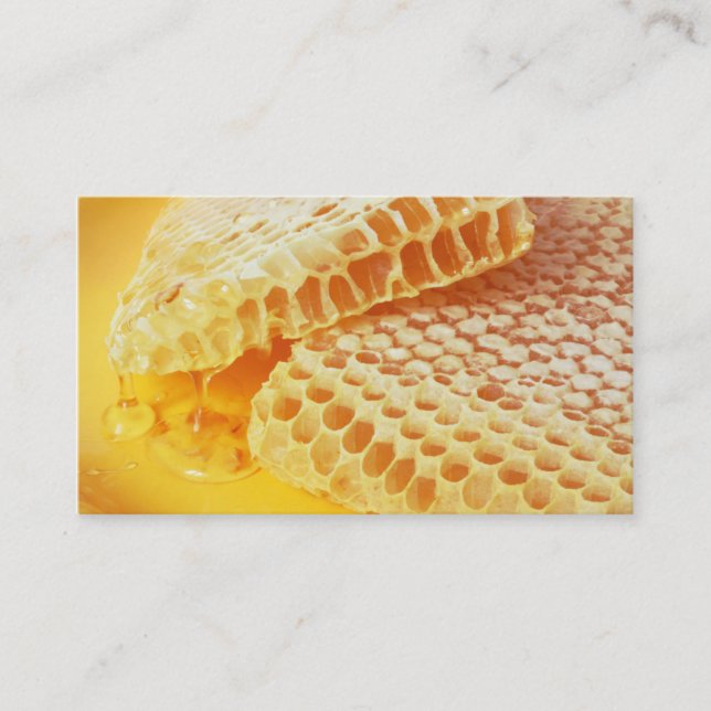 Carte De Visite Magasin doux de vendeur de miel/de vendeur abeille (Devant)