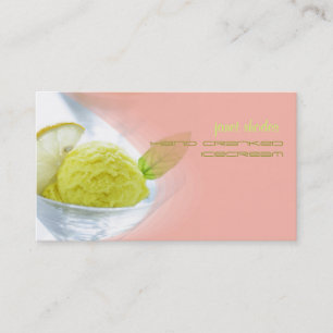 Carte De Visite Magasin fait maison de glace