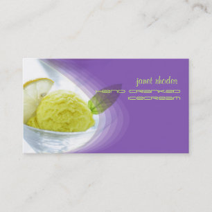 Carte De Visite Magasin fait maison de glace