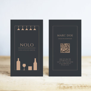 Carte De Visite Magasin ou bar de boissons Nolo (sans alcool et à 