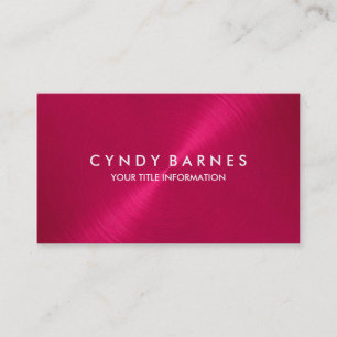 Carte de visite Magenta Sheen