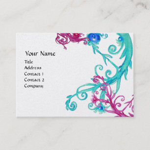 Carte De Visite MAGIC BERRIES  MONOGRAM tourbillon métallisé plati