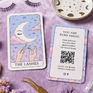 Carte De Visite Magic Holographic Tarot Artiste de Cils