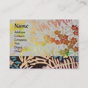 Carte De Visite MAGIC MYRTLE / Reflets dorés scintillants
