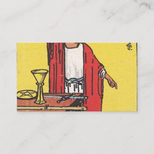 Carte De Visite Magician Tarot Card (Devant)
