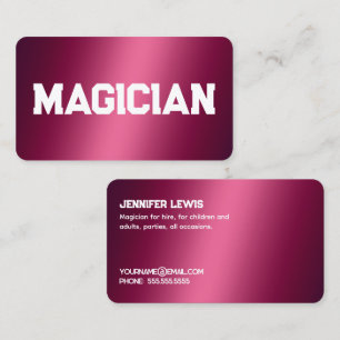 Carte De Visite Magicien