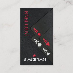 Carte De Visite Magicien Poker