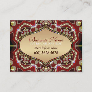 Carte de visite Magie Dorée Orientale