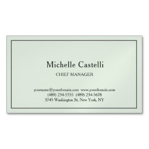 CARTE DE VISITE MAGNÉTIQUE 