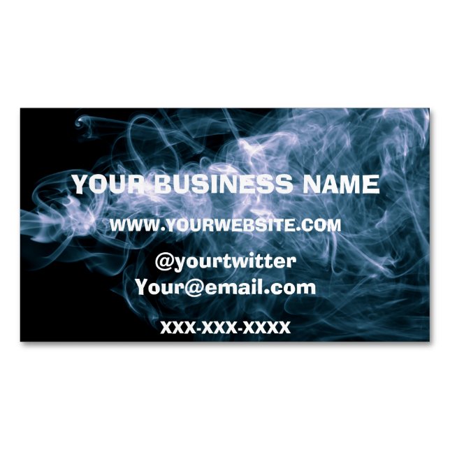 Carte De Visite Magnétique Affaires de fumée de Vape (devant)
