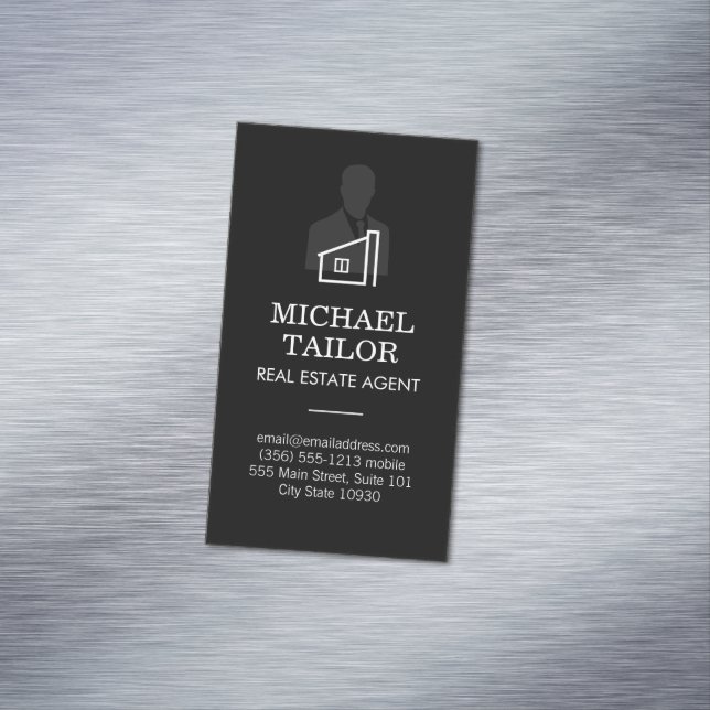 Carte De Visite Magnétique Agent immobilier (In Situ)