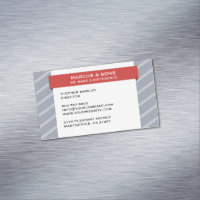Bannière rouge gris rétro